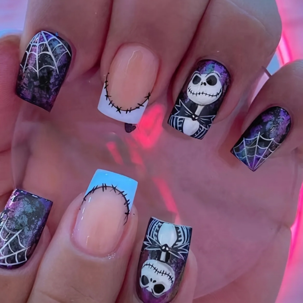 Nightmare Before Christmas Nail Sticker Wraps